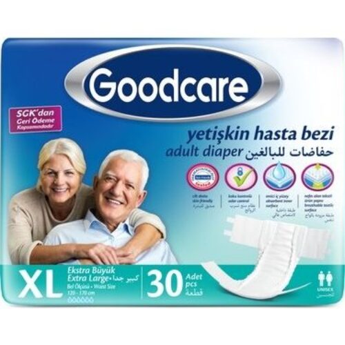 Goodcare Bel Bantlı Yetişkin Hasta Bezi XL 3 x 30 Adet