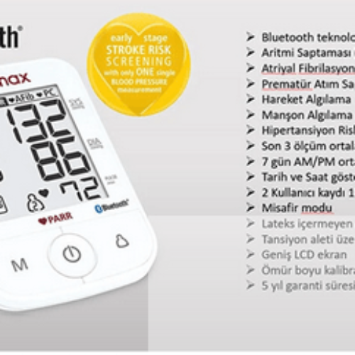 Rossmax X5 Bt Bluetooth Otomatik Dijital Tansiyon Aleti
